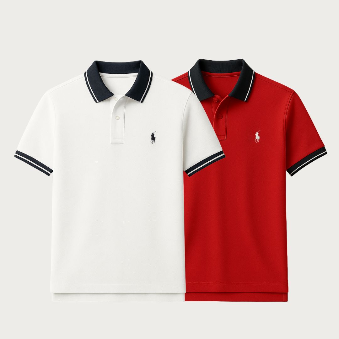 Premium Polo Shirt – Acquista 1, Ricevi 1 GRATIS + Orologio