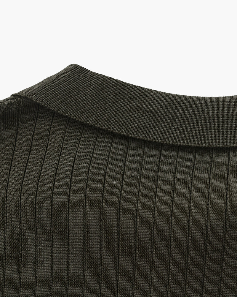 Polo Premium in Maglia a Coste