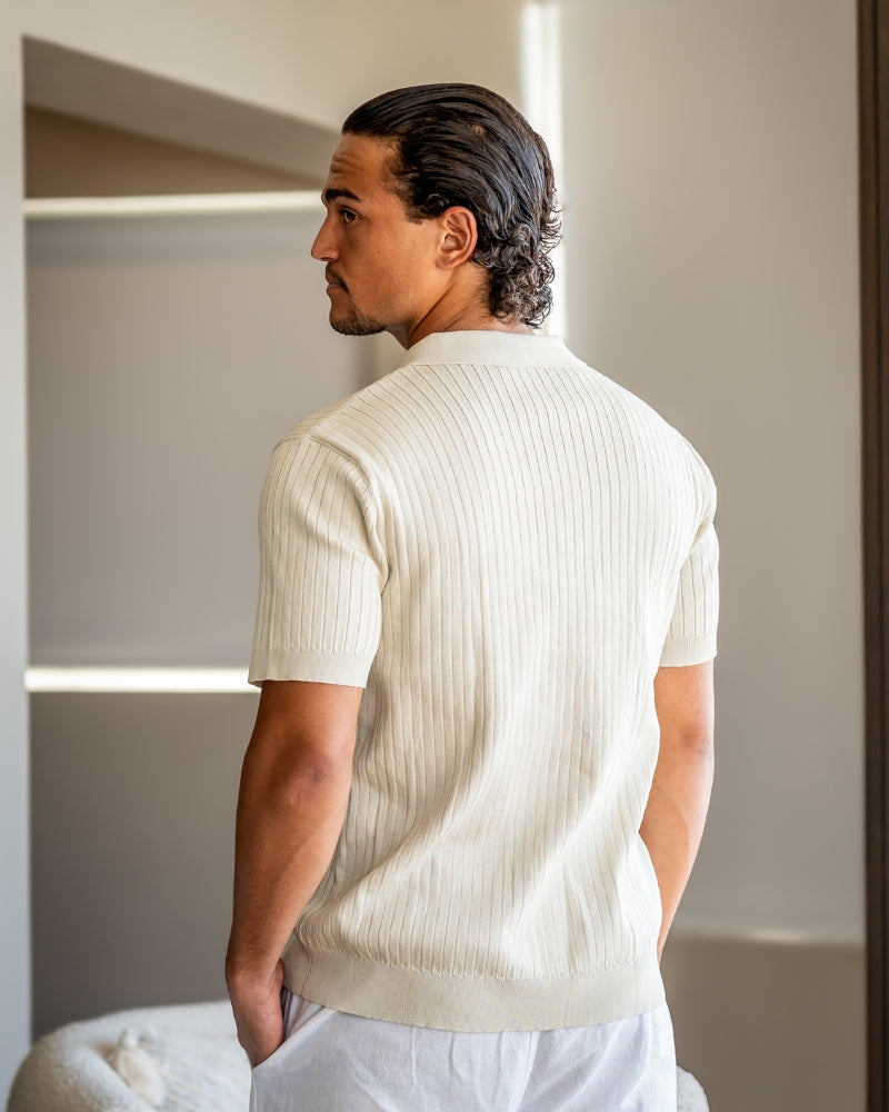 Polo Premium in Maglia a Coste