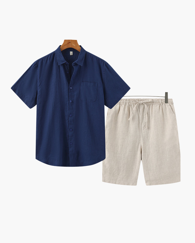Completo in Lino (con Shorts)