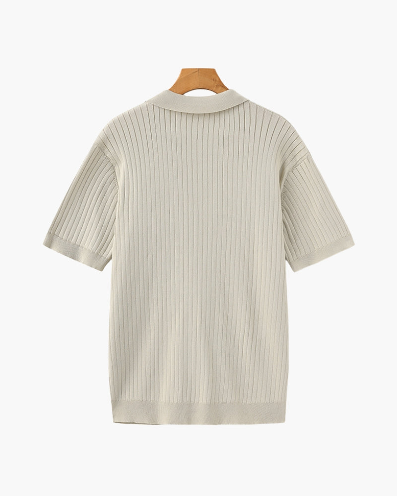 Polo Premium in Maglia a Coste