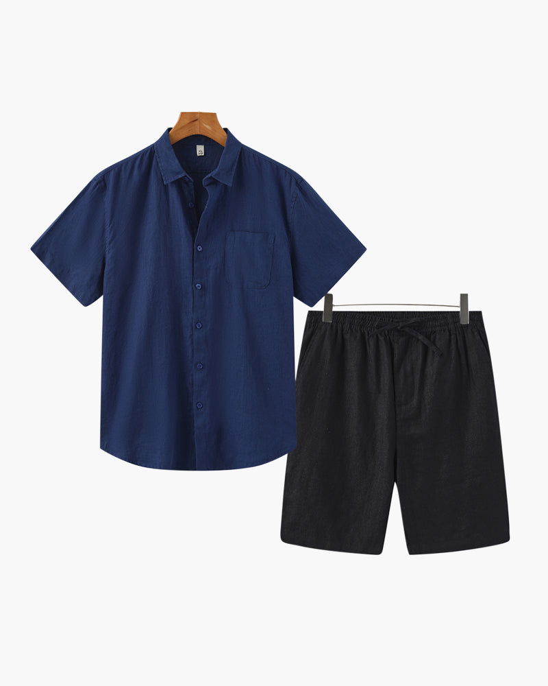 Completo in Lino (con Shorts)