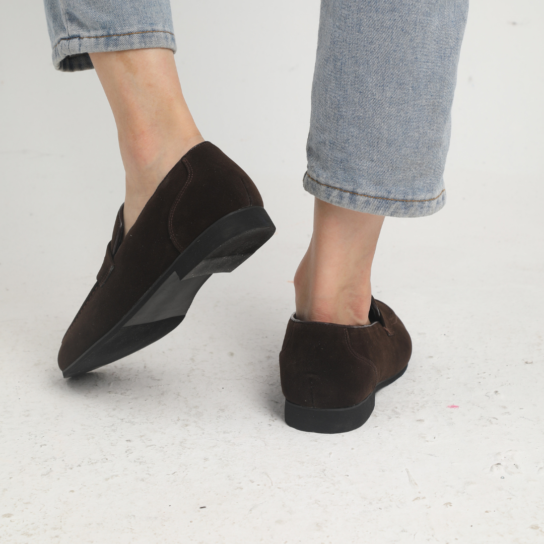 Mocassini in suede