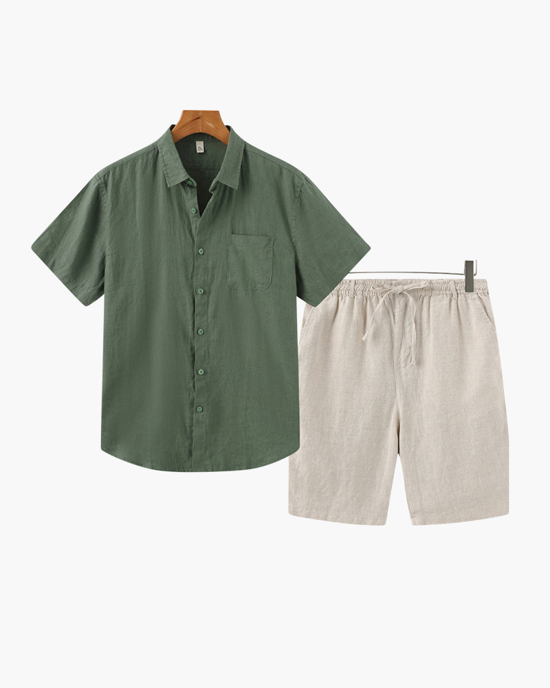 Completo in Lino (con Shorts)