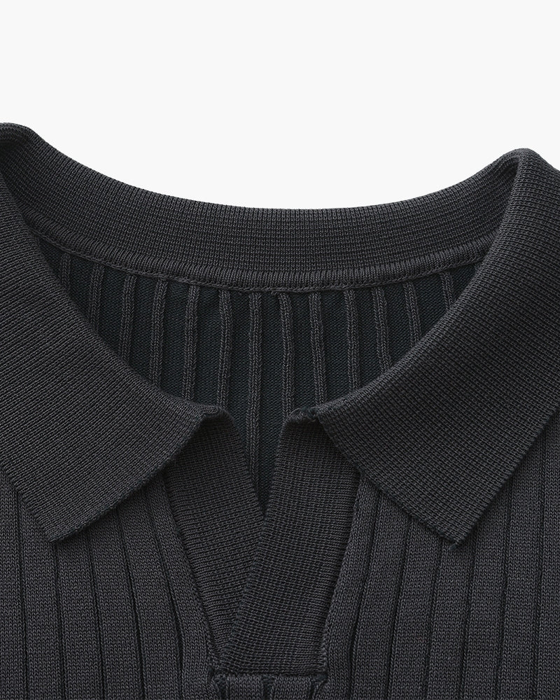 Polo Premium in Maglia a Coste