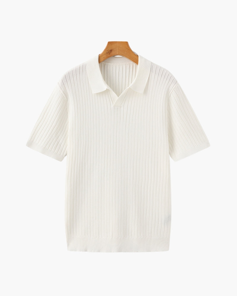 Polo Premium in Maglia a Coste