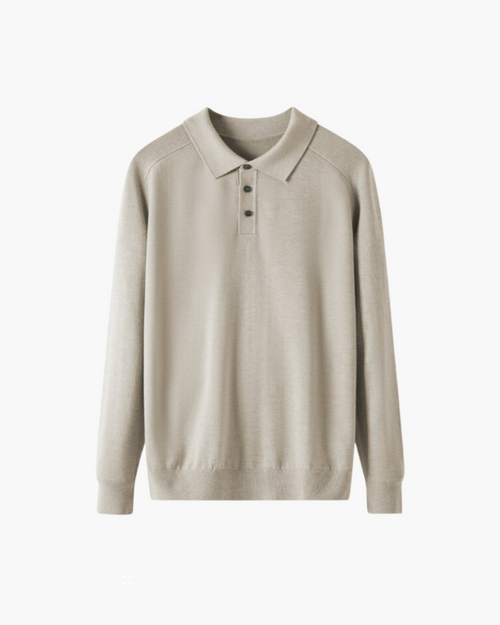 Polo in 100% Lana Pregiata
