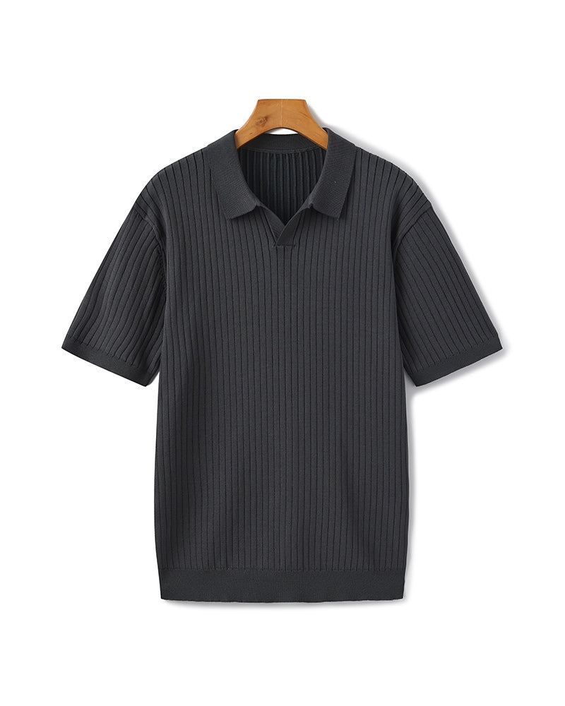 Polo Premium in Maglia a Coste