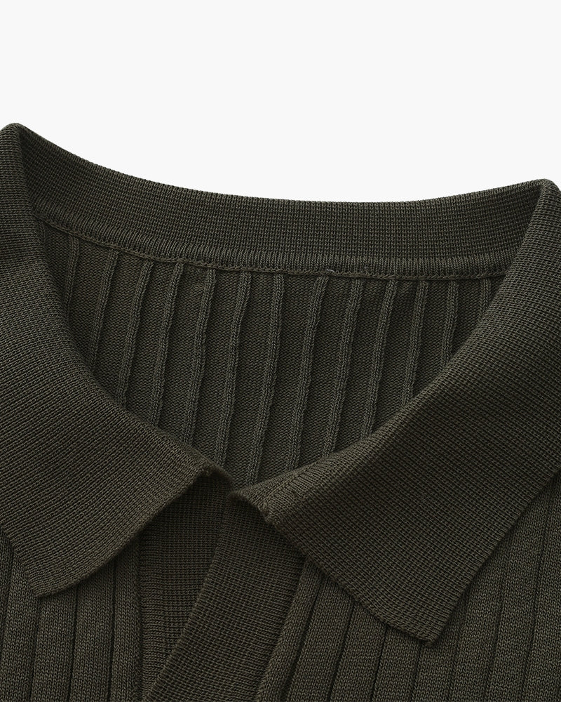 Polo Premium in Maglia a Coste