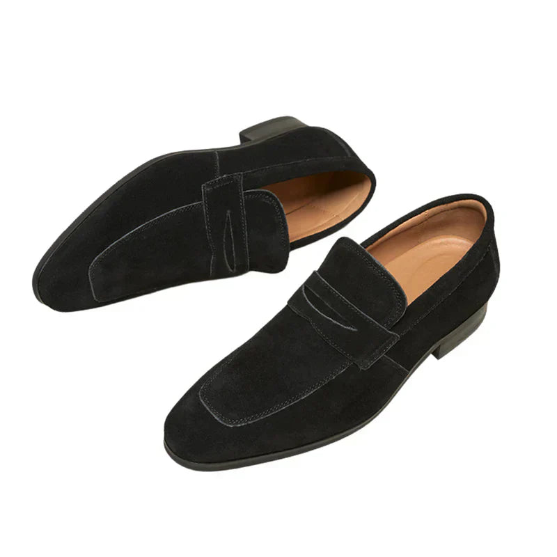Mocassini in suede