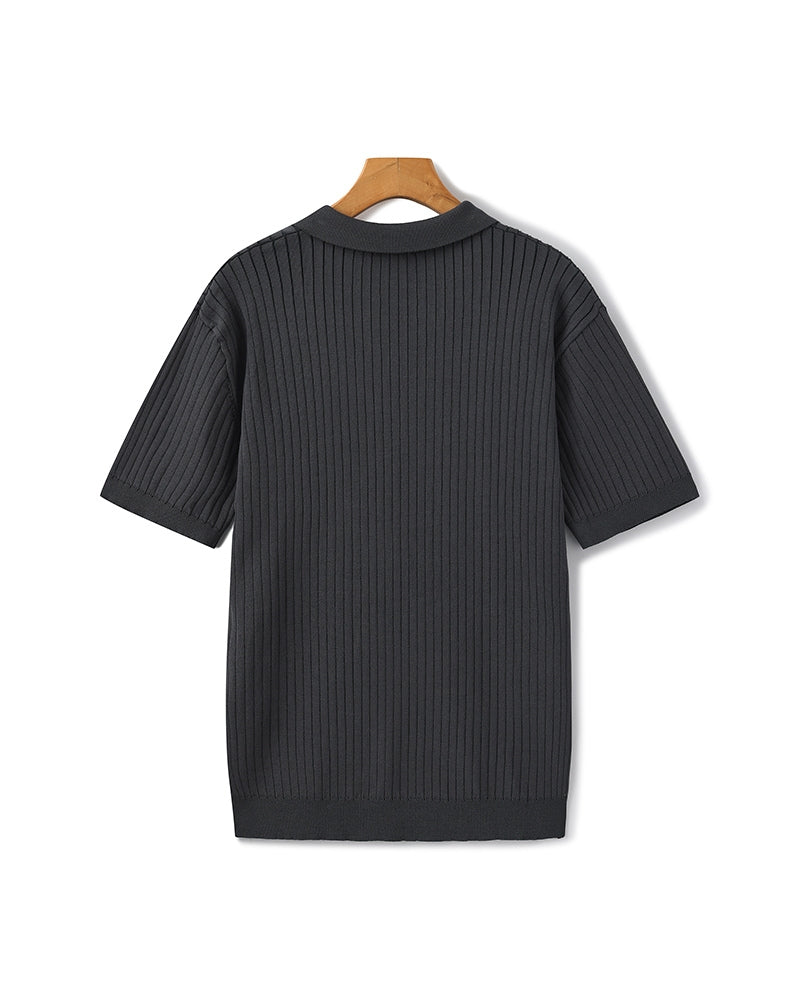 Polo Premium in Maglia a Coste
