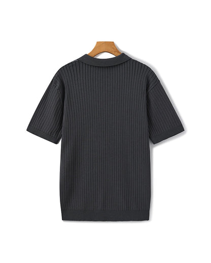 Polo Premium in Maglia a Coste