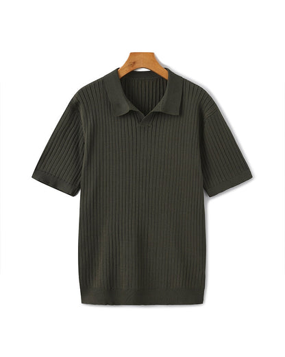 Polo Premium in Maglia a Coste