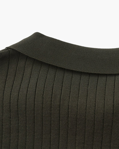 Polo Premium in Maglia a Coste