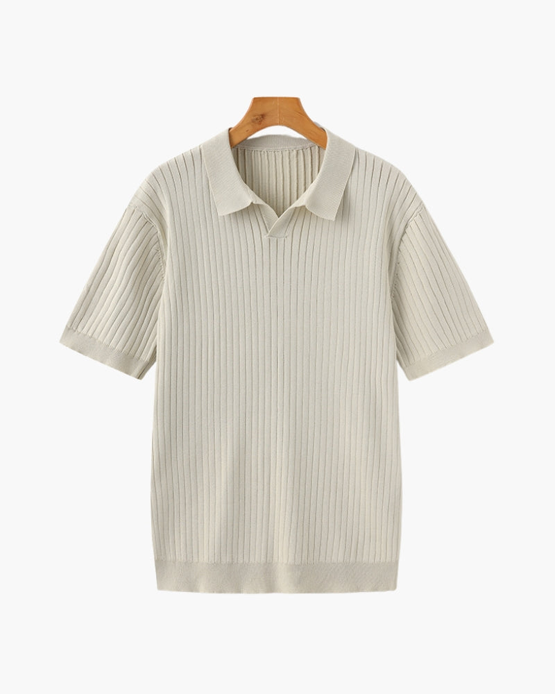 Polo Premium in Maglia a Coste