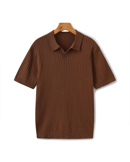 Polo Premium in Maglia a Coste