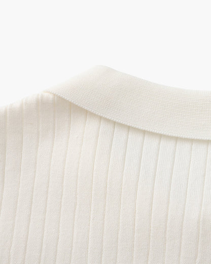 Polo Premium in Maglia a Coste