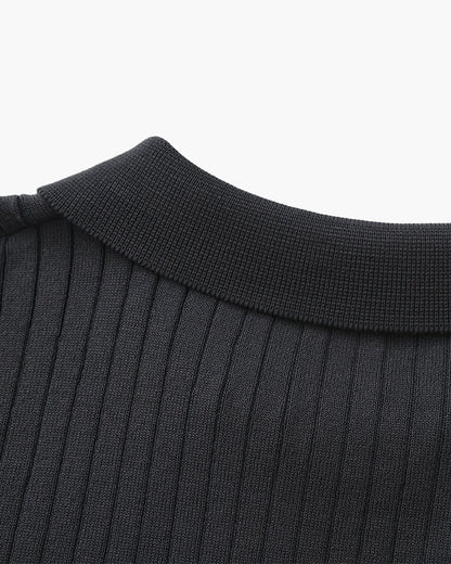 Polo Premium in Maglia a Coste