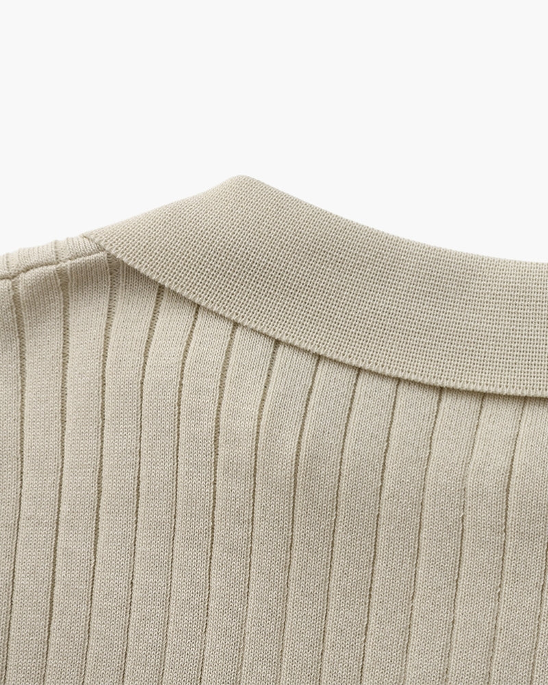 Polo Premium in Maglia a Coste