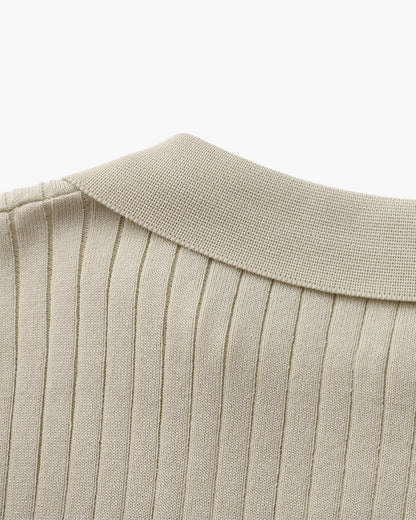 Polo Premium in Maglia a Coste