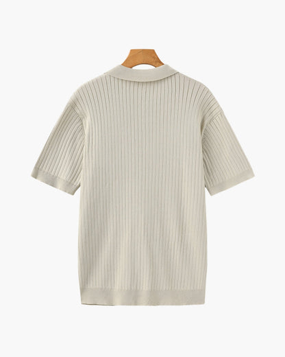 Polo Premium in Maglia a Coste