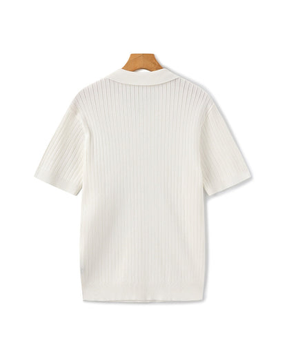 Polo Premium in Maglia a Coste