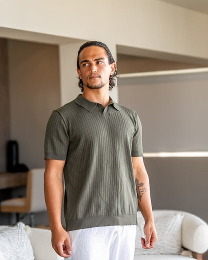 Polo Premium in Maglia a Coste