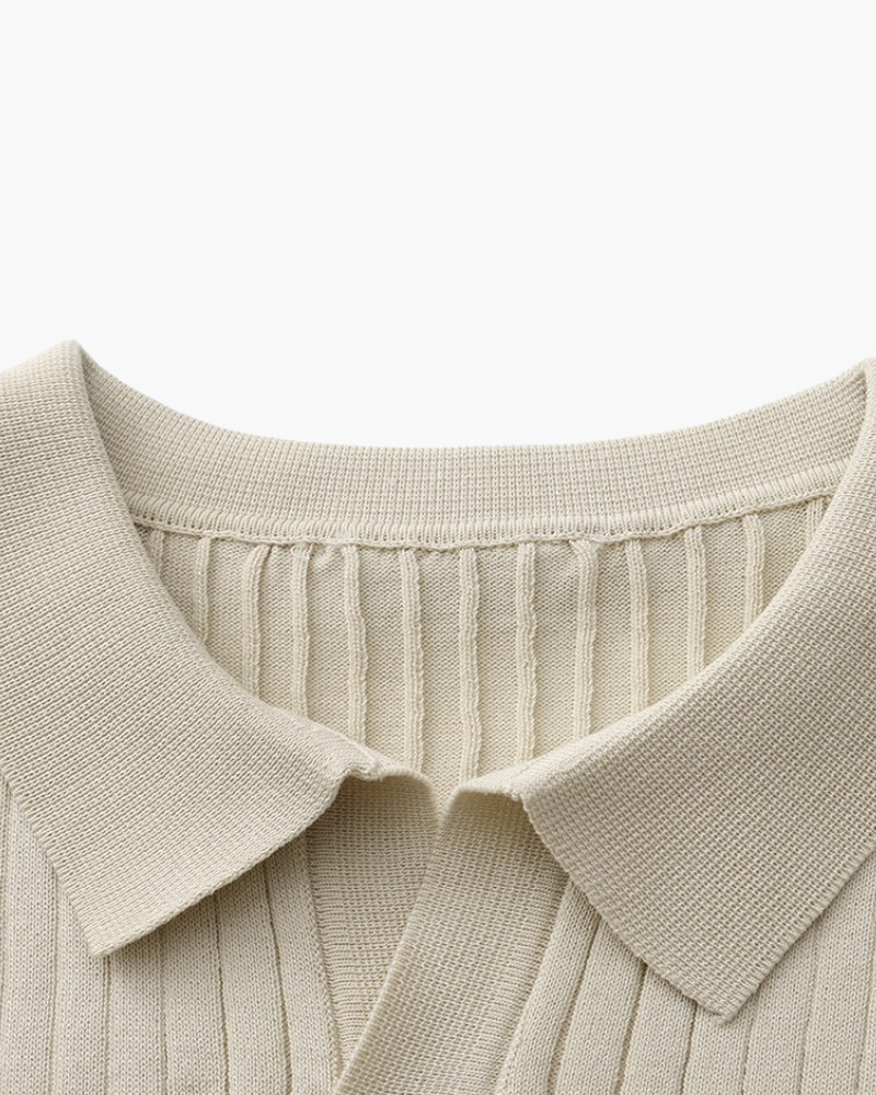 Polo Premium in Maglia a Coste