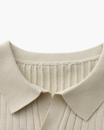 Polo Premium in Maglia a Coste