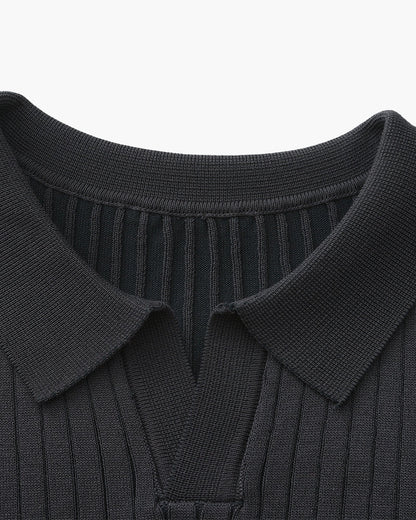 Polo Premium in Maglia a Coste