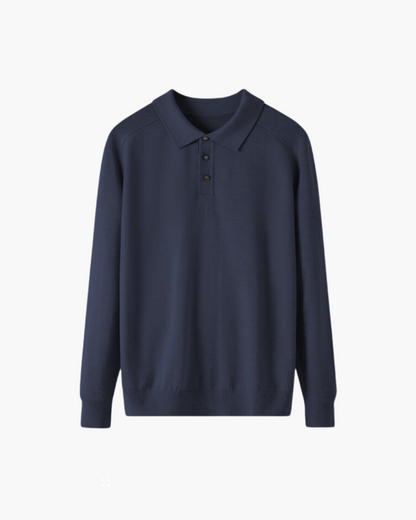 Polo in 100% Lana Pregiata