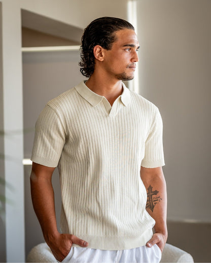 Polo Premium in Maglia a Coste