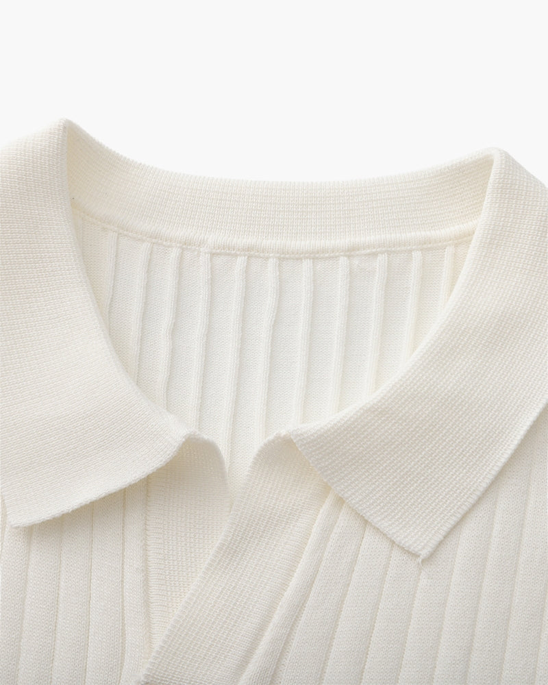 Polo Premium in Maglia a Coste