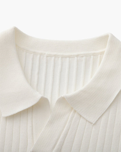 Polo Premium in Maglia a Coste