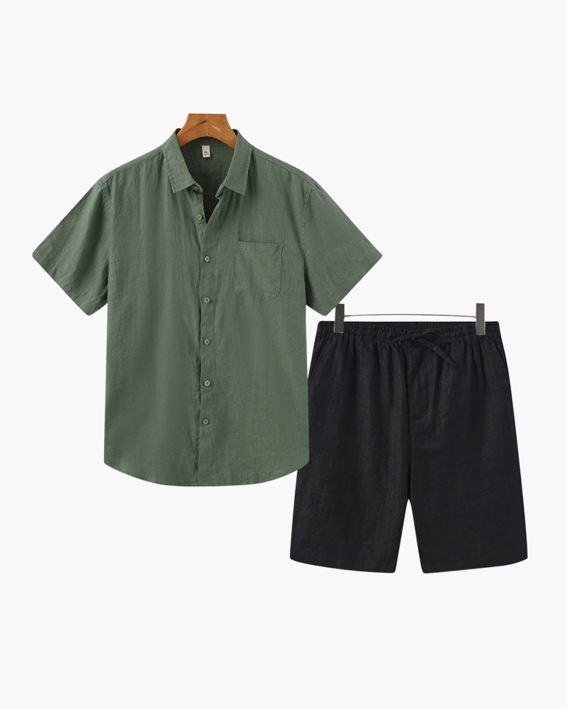 Completo in Lino (con Shorts)