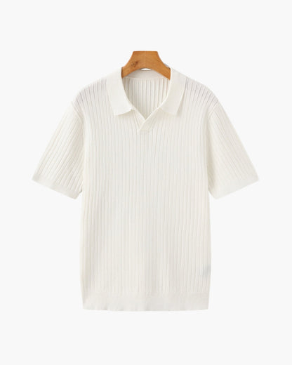 Polo Premium in Maglia a Coste