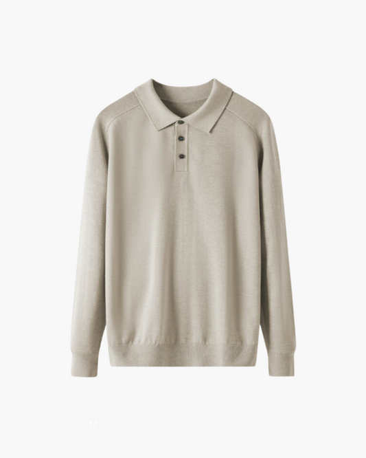 Polo in 100% Lana Pregiata