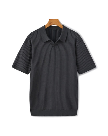Polo Premium in Maglia a Coste