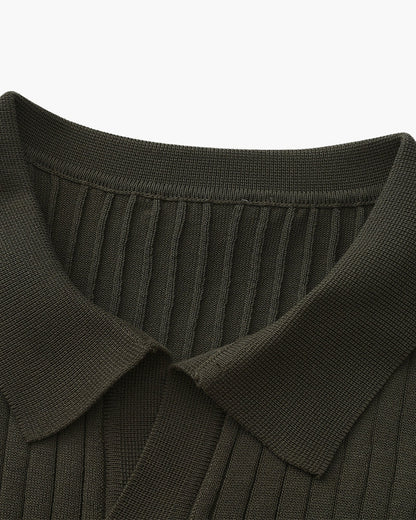 Polo Premium in Maglia a Coste